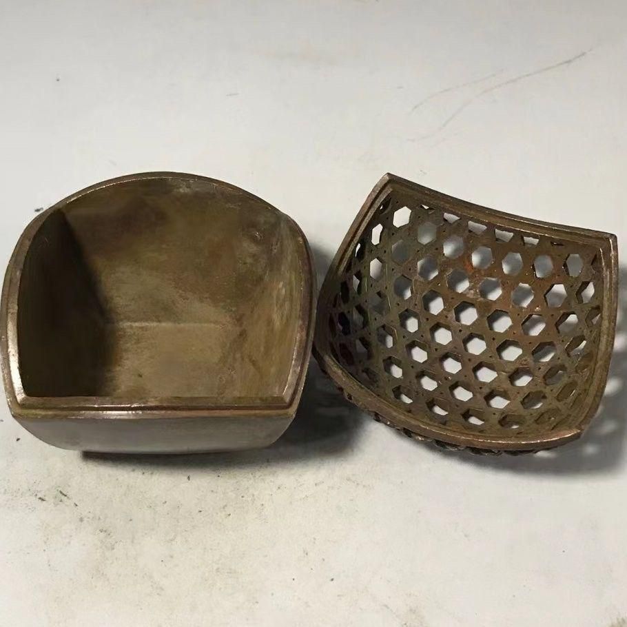 銅 細工 香炉 日進斗金斗形薫香炉 檀香炉 茶台薫炉 装飾品 工芸