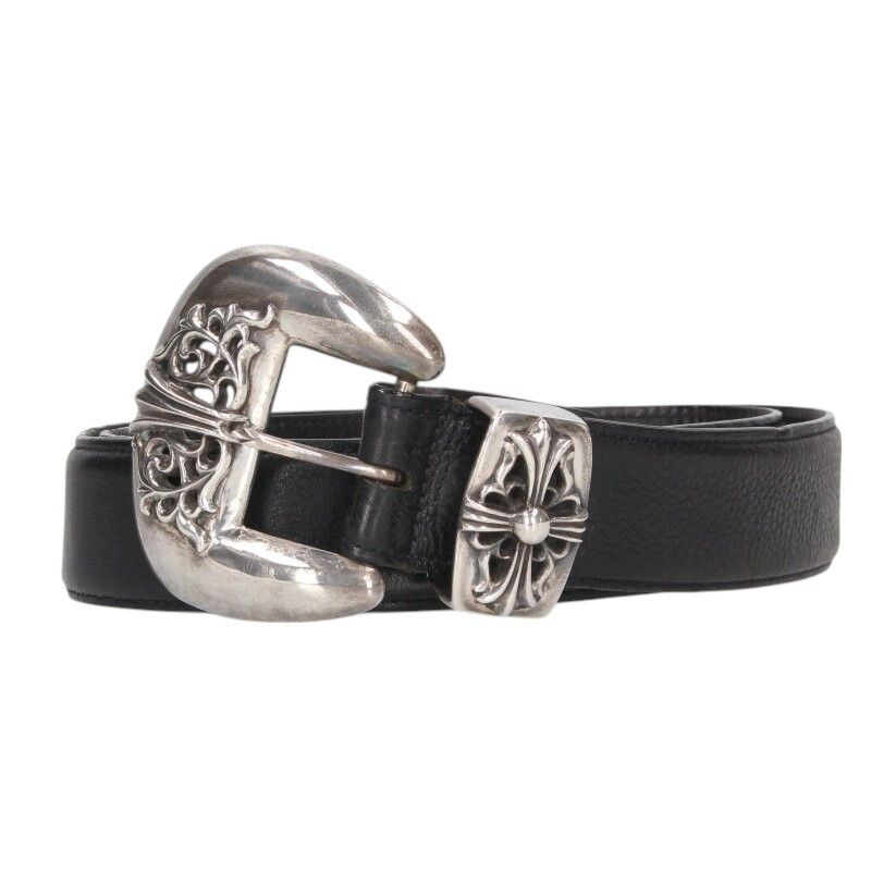 クロムハーツ BLT CLASSIC 3PC/クラシック3PC レザーベルト CHROME HEARTS BLT CLASSIC 3PC Classic 3PC Leather Belt 32