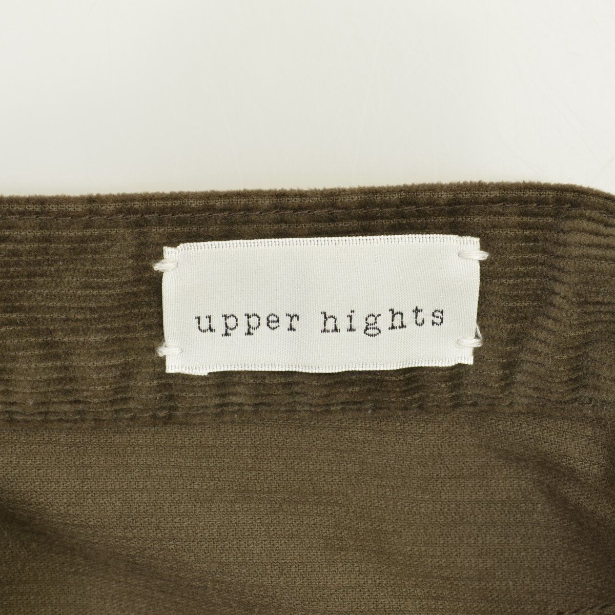 【upperhights×L'APPARTEMENT】アパルトモン別注 121119 TAYLOR CORDUROY DENIMコーデュロイパンツ