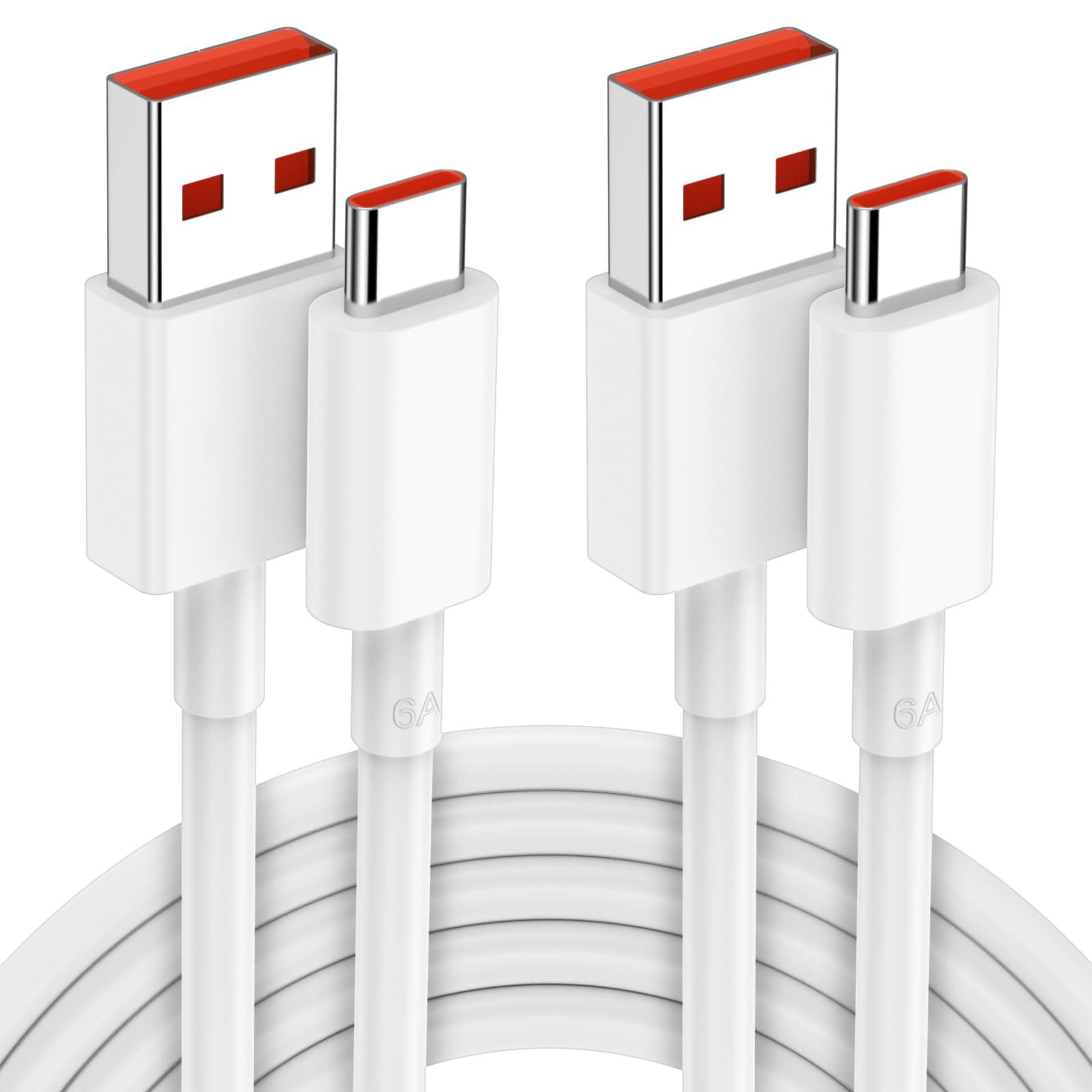 新品 120W USB Type-C ケーブル 6A 対応Xiaomi 充電ケーブル 1M+2M 2本セット 急速充電ターボチャージ対応xiaomi 15 14T 13T Pro/Redmi Note 13 12 Pro Mi 11 Lite Turbo Ch