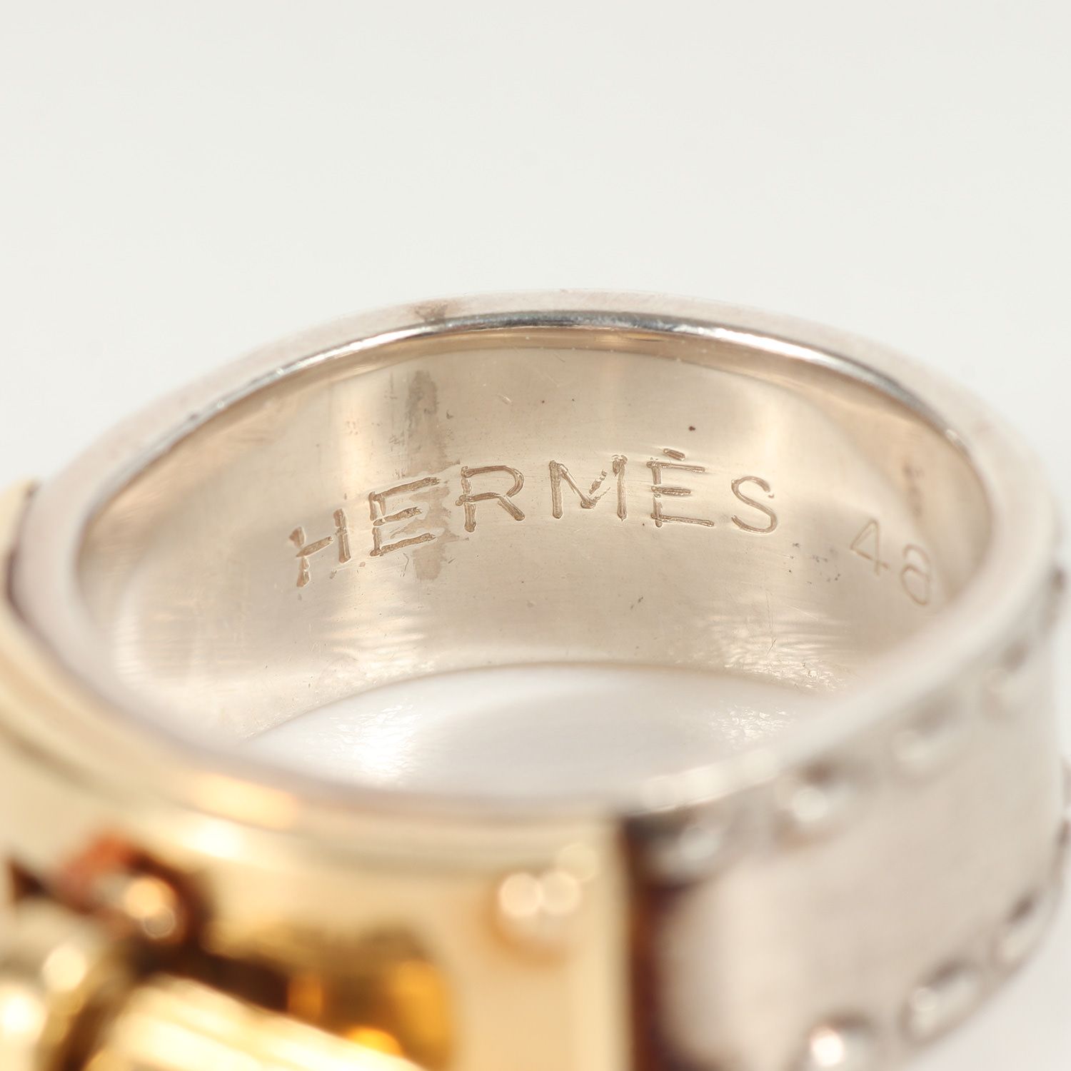HERMES エルメス サイズ:48 ケリー リング Kelly Ring Ag925