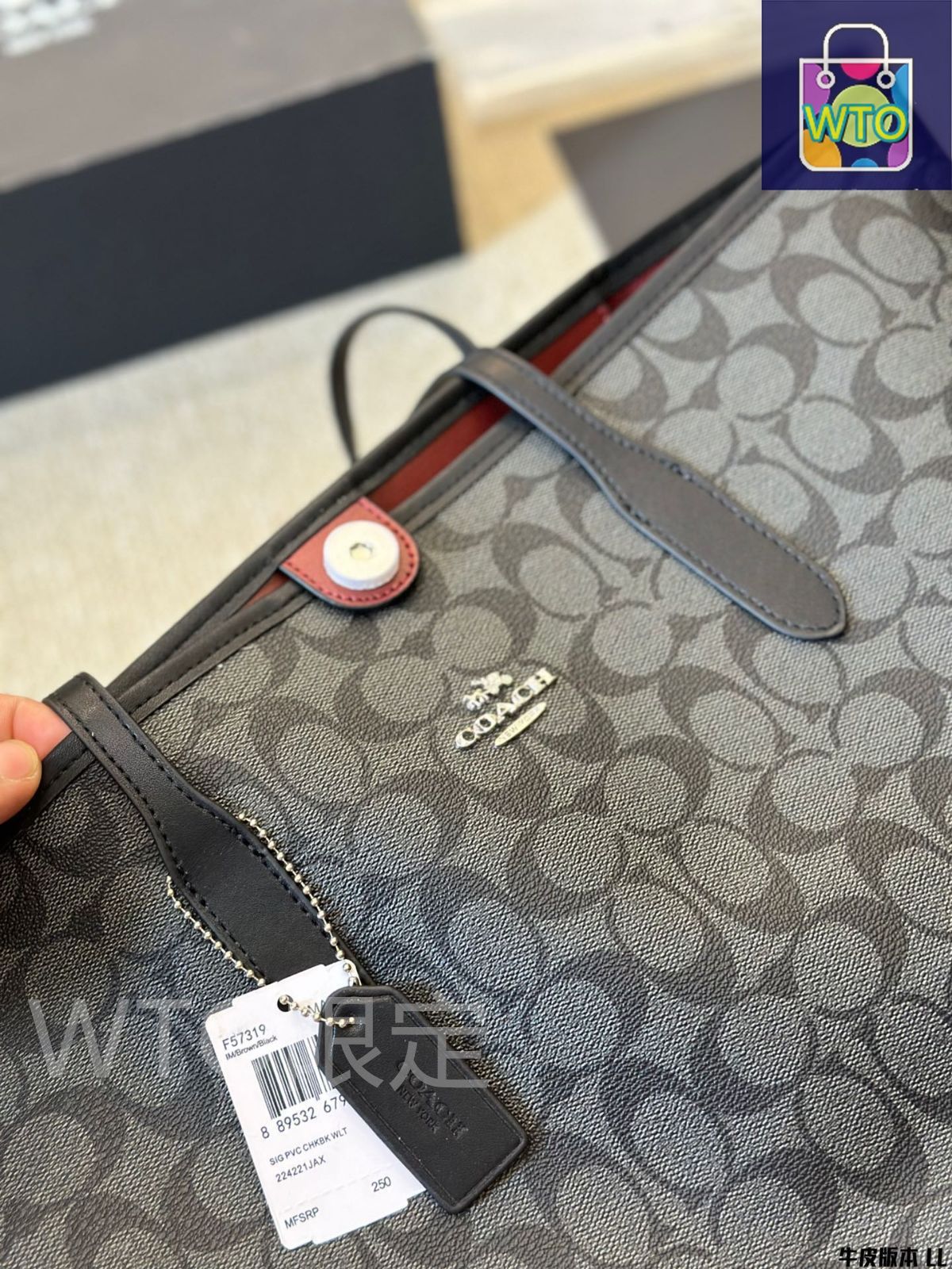 Coach-city toteクラシックバックルトートバッグ ワンショルダー ハンドバッグ リュックサック 財布ゼロ 手首バッグ ショルダーバッグ -WTO輸入-WTO輸入1