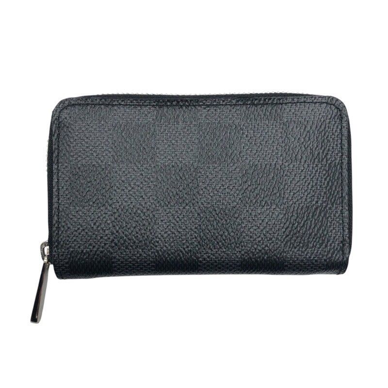 ルイ ヴィトン LOUIS VUITTON ジッピーコインパース N63076 ダミエ グラフィット×SV金具 ダミエグラフィット メンズ コインケース