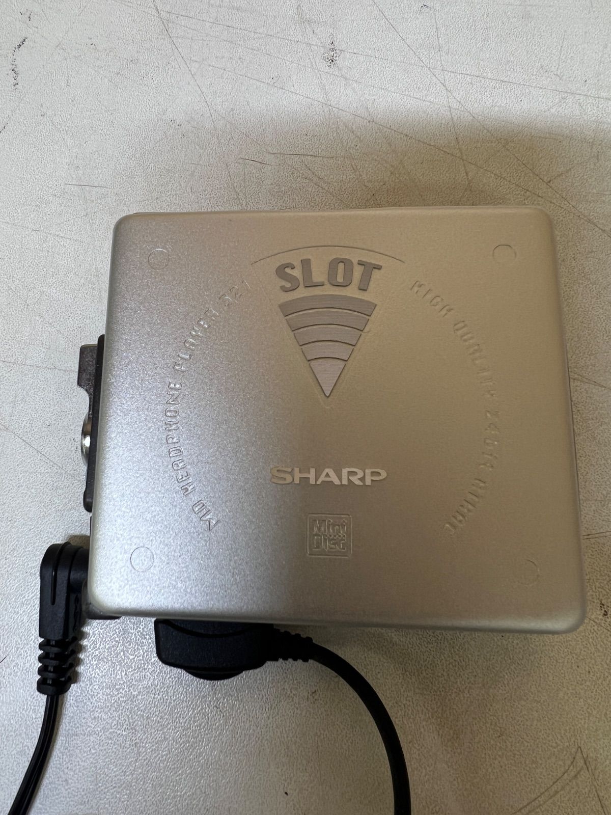 ⭐️SHARP ポータブルMDプレーヤー MD-SS321-S 動作未確認 シャープ