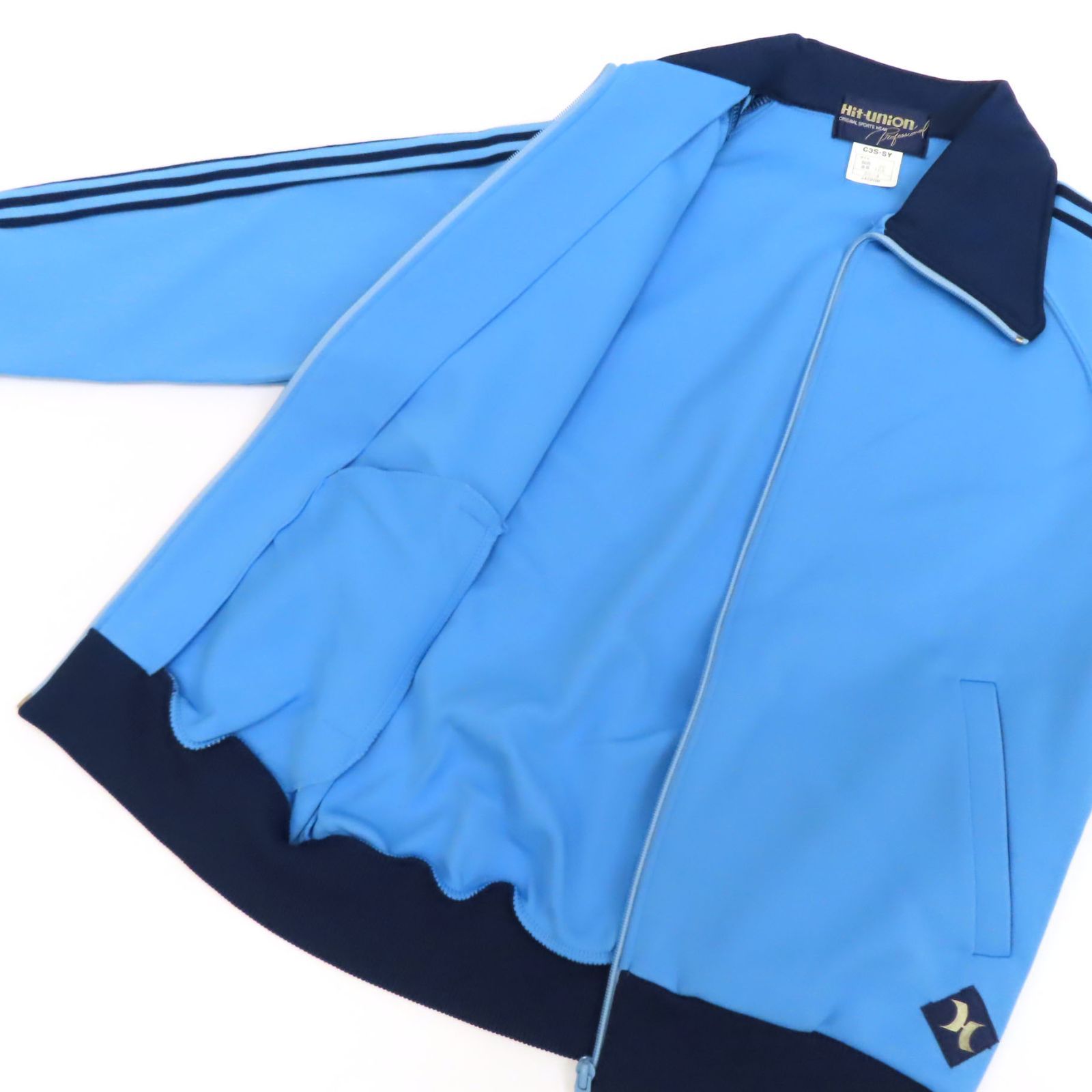 HR0038 新品未使用 Hit-union ヒットユニオン ロゴアップリケ 三本