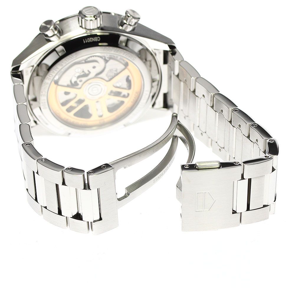 タグホイヤー TAG HEUER CBN2011 カレラ キャリバー ホイヤー02 クロノグラフ 自動巻き メンズ 極美品 箱・保証書付き_754418  - 腕時計(アナログ)