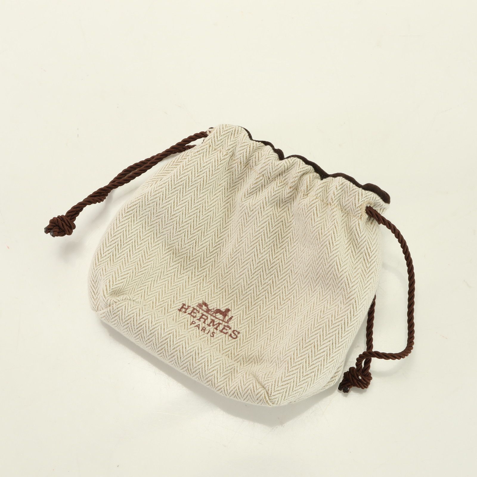 エルメス 保存袋 布袋 巾着袋 袋 ヘリンボーン HERMES バーキン ケリー