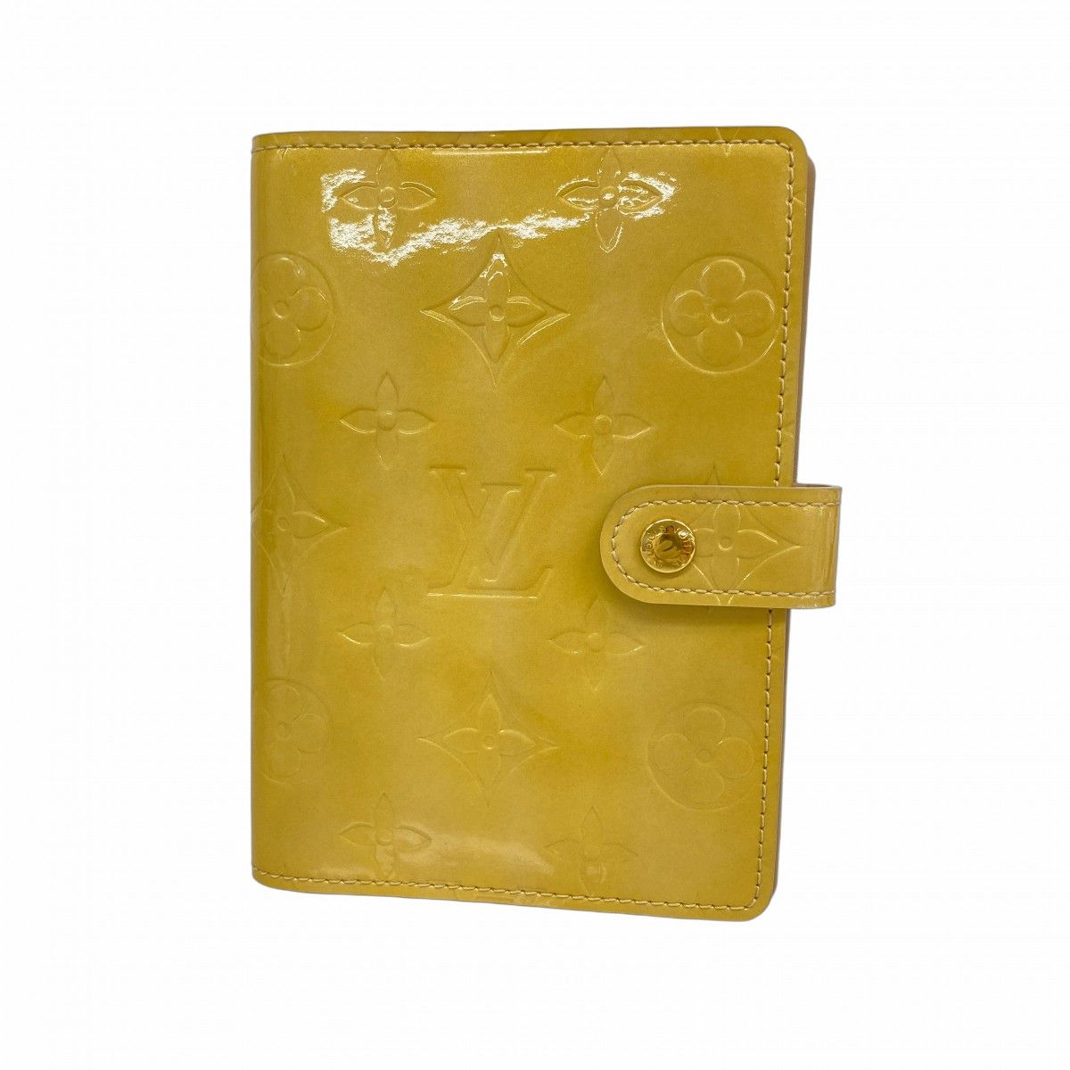 5id5321-h ルイヴィトン 手帳カバー ヴェルニ アジェンダPM R21001 ベージュ レディース