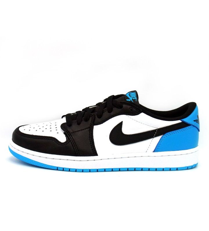 ナイキ NIKE □ 【 AIR JORDAN 1 LOW OG Black and Dark Powder Blue UNC 】 エア ジョーダン  1 ロー ブラック アンド ダーク パウダー ブルー ノースカロライナ スニーカー f21198 - メルカリ