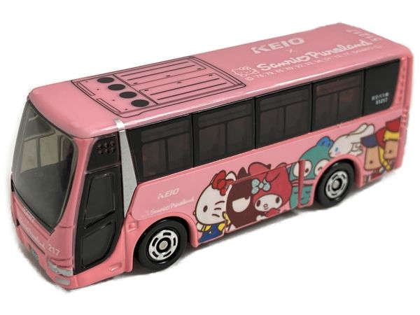 トミカ サンリオピューロランド号 ピンク色 京王バス W8712610 - ミニカー