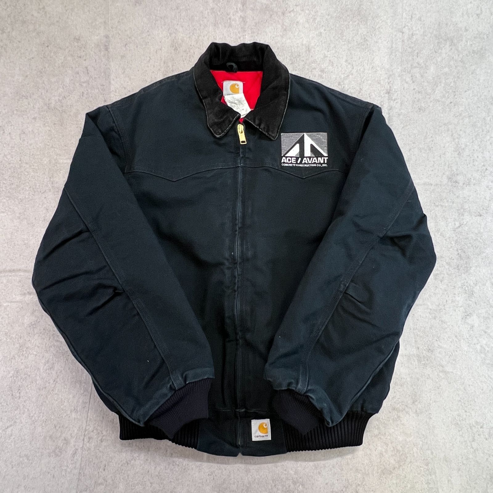 レア メキシコ製 古着カーハート ダックジャケット ブラック メンズ2XL レア メキシコ製古着カーハート 裏ボア ダックジャケット ブラック 3XL