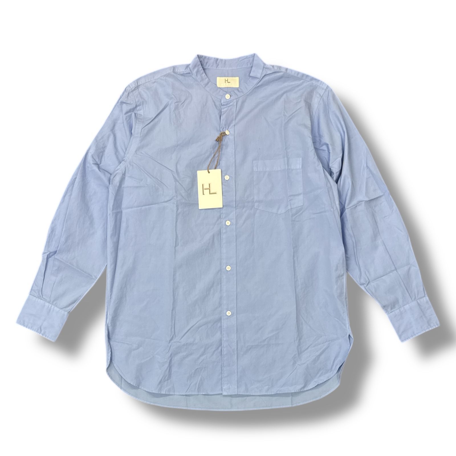【24AW】スビンコットン スタンドカラー シャツ サイズ3 HERILL スビンコットン スタンドカラーシャツ(EndonEnd)【ユニ