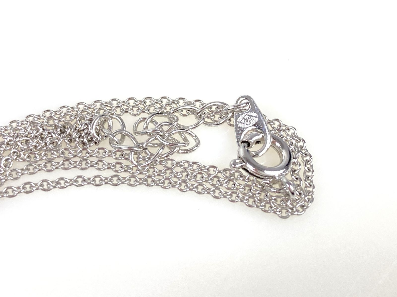TASAKI田崎真珠　タサキ　アコヤパール　ダイヤモンド　シルバー　ネックレス タサキ田崎 TASAKI パールネックレス ホワイト レディース