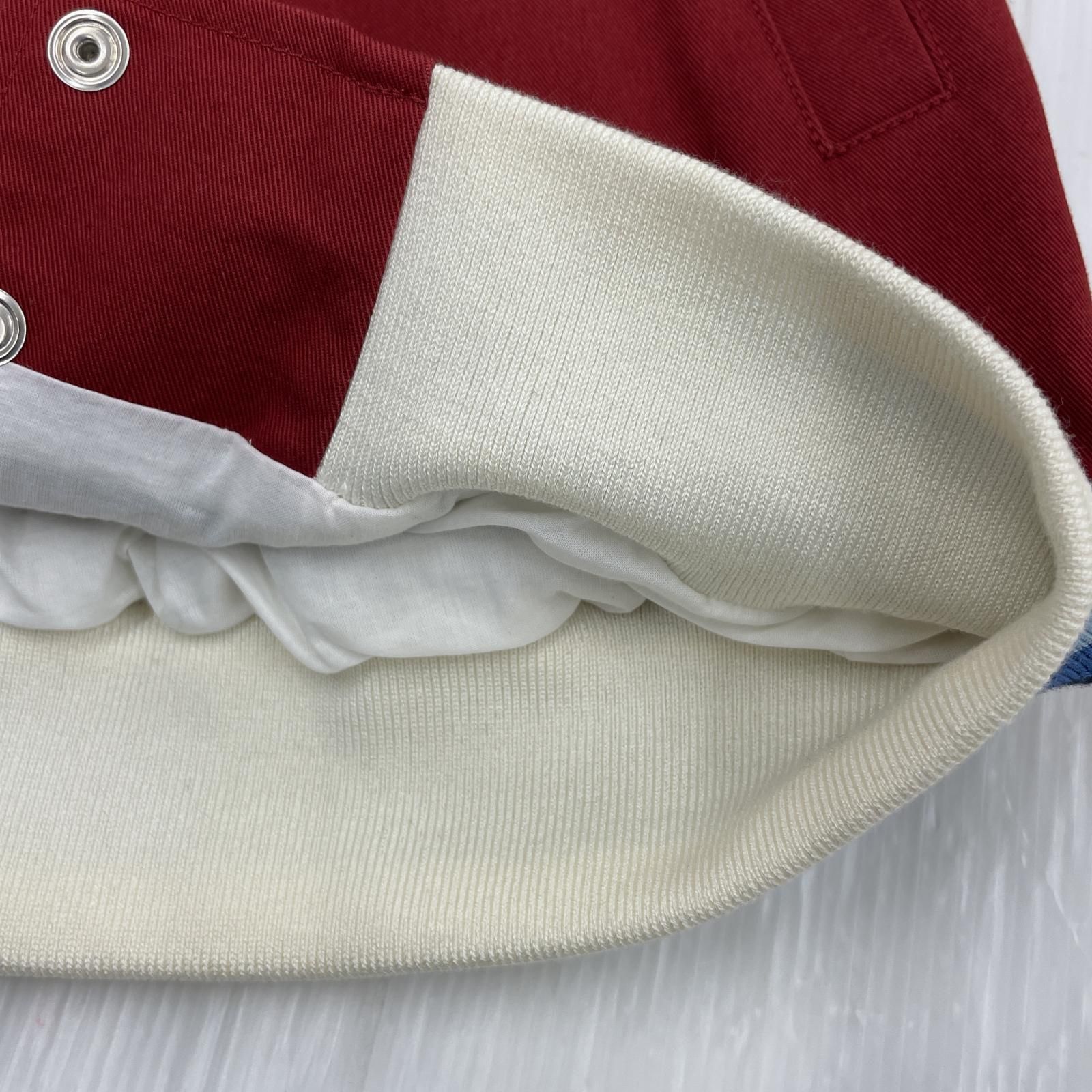 MAISON KITSUNE メゾンキツネスタジャン sizeS/レッド メンズ - メルカリ