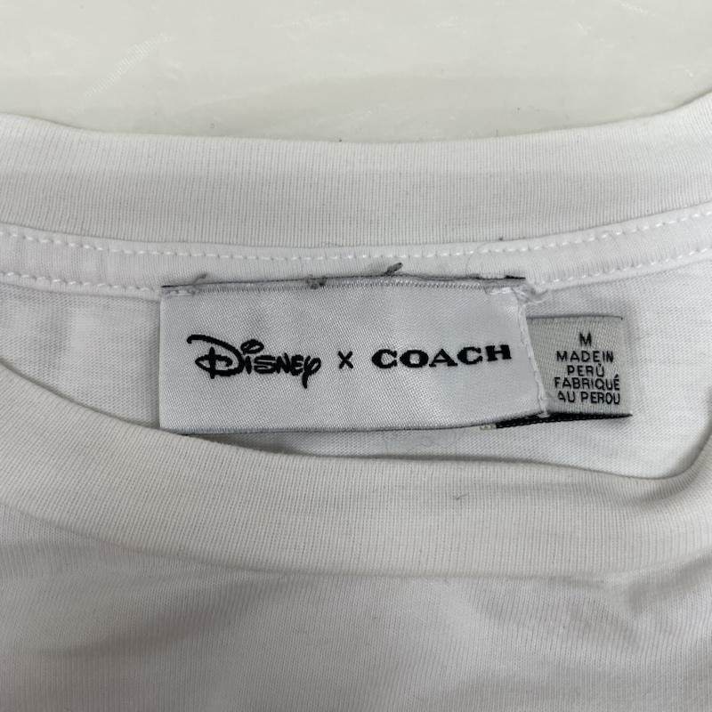 コーチ ディズニーコラボTシャツ マリーちゃんVer カットソー ホワイト M 10134905 10134905 Disney マリー/プリントTシャツ レディース