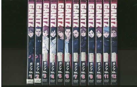 GANTZ ガンツ 1～12 (全12枚)(全巻セットDVD) [2004年]｜ Amazon.co.jp: GANTZ：12巻セット[レンタル落ち] : DVD