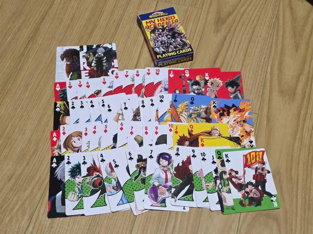 僕のヒーローアカデミア(ヒロアカ) トランプカード