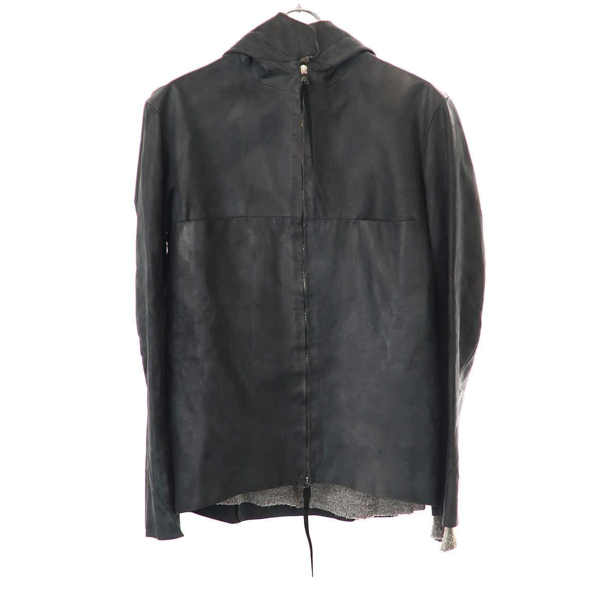m.a+ エムエークロス AVIATOR JACKET アビエイター フーデッドレザー 