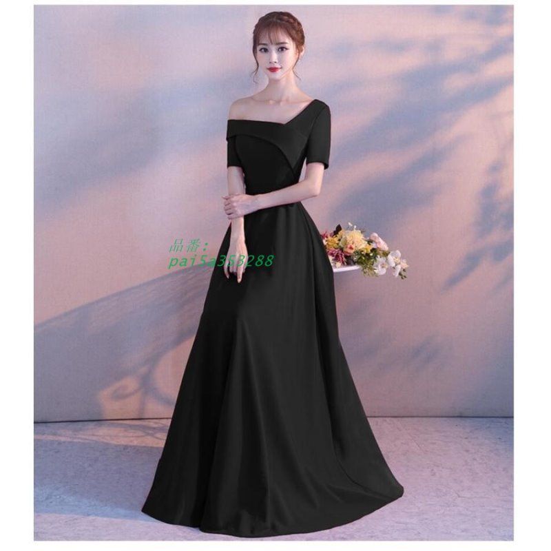 ロングドレス 上品 袖あり ウエディングドレス 二次会 Aラインドレス ブライダルドレス パーディードレス 演奏会 結婚式 披露宴 花嫁 pai5a353288