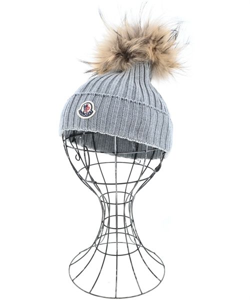 MONCLER ニットキャップ ビーニー レディース 古着 送料無料