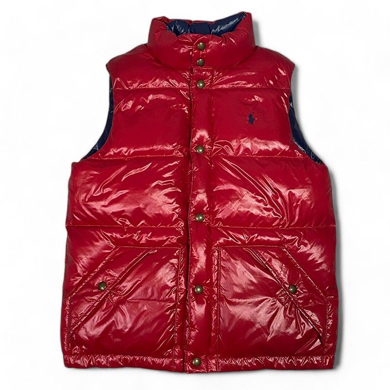 Polo Ralph Lauren リバーシブルダウンベスト　L 楽天市場】POLO Ralph Lauren Men's Leather York Reversible