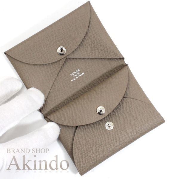 新品】エルメス カードケース コインケース 財布 カルヴィ デュオ  