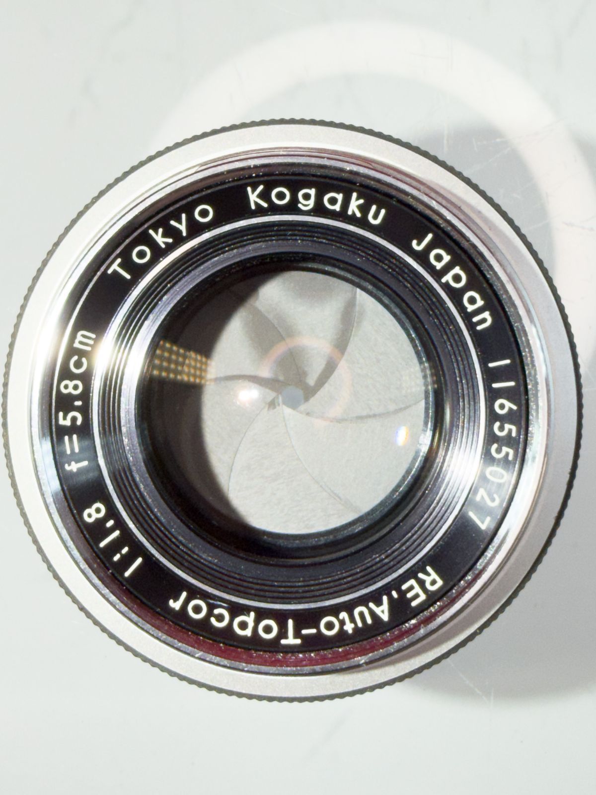 TOKYOU KOGAKU 東京光学 RE. Auto-Topcor 58mm F1.8 Hood, Cap. Filter