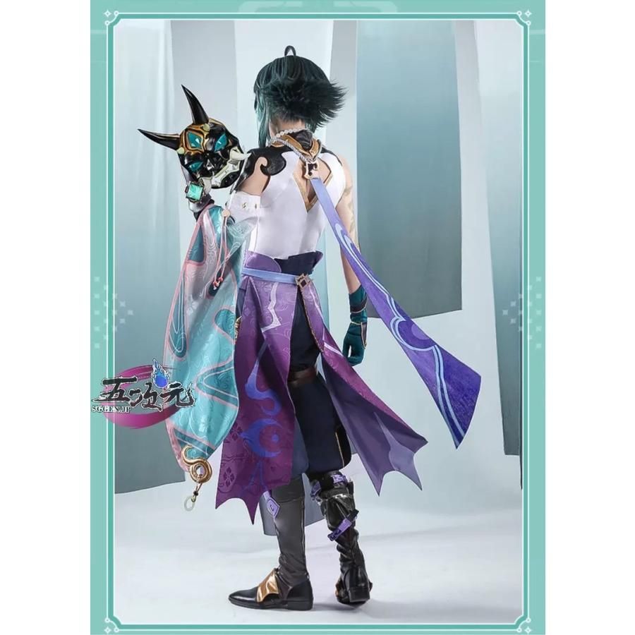 ♥ 三分妄想 原神 コスプレ ショウ 衣装 ウィッグ 靴 仮面 武器 追加可