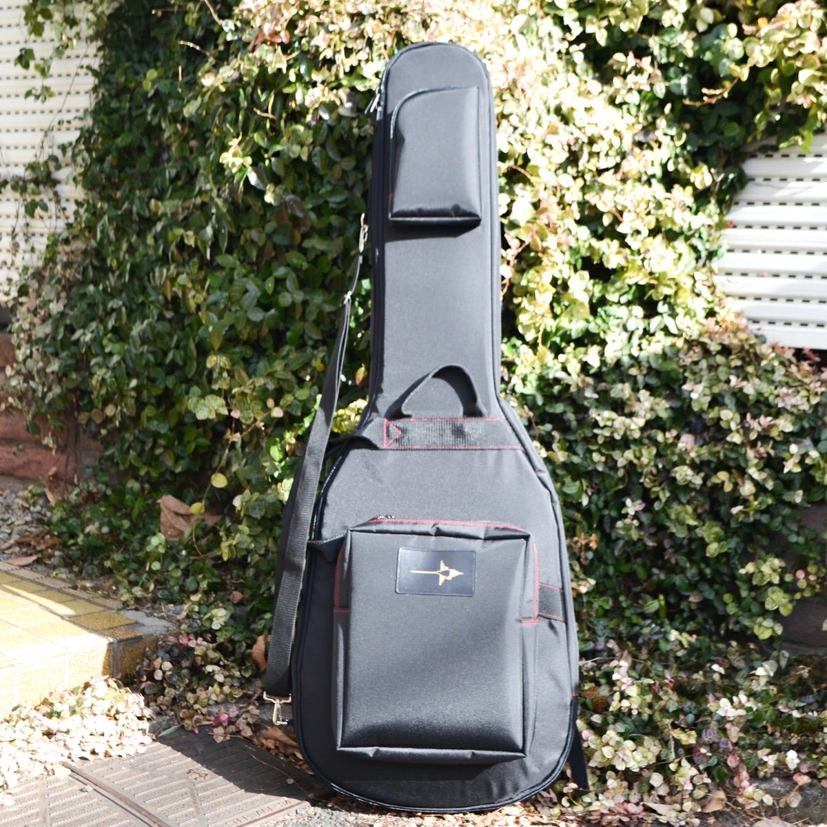 ナスカ NAZCA PROTECT CASE エレキベース用 カスタムモデル 8ブラック with ショルダーストラップ ジャズベース|プレシジョンベース etc ショルダーストラップ 肩掛け