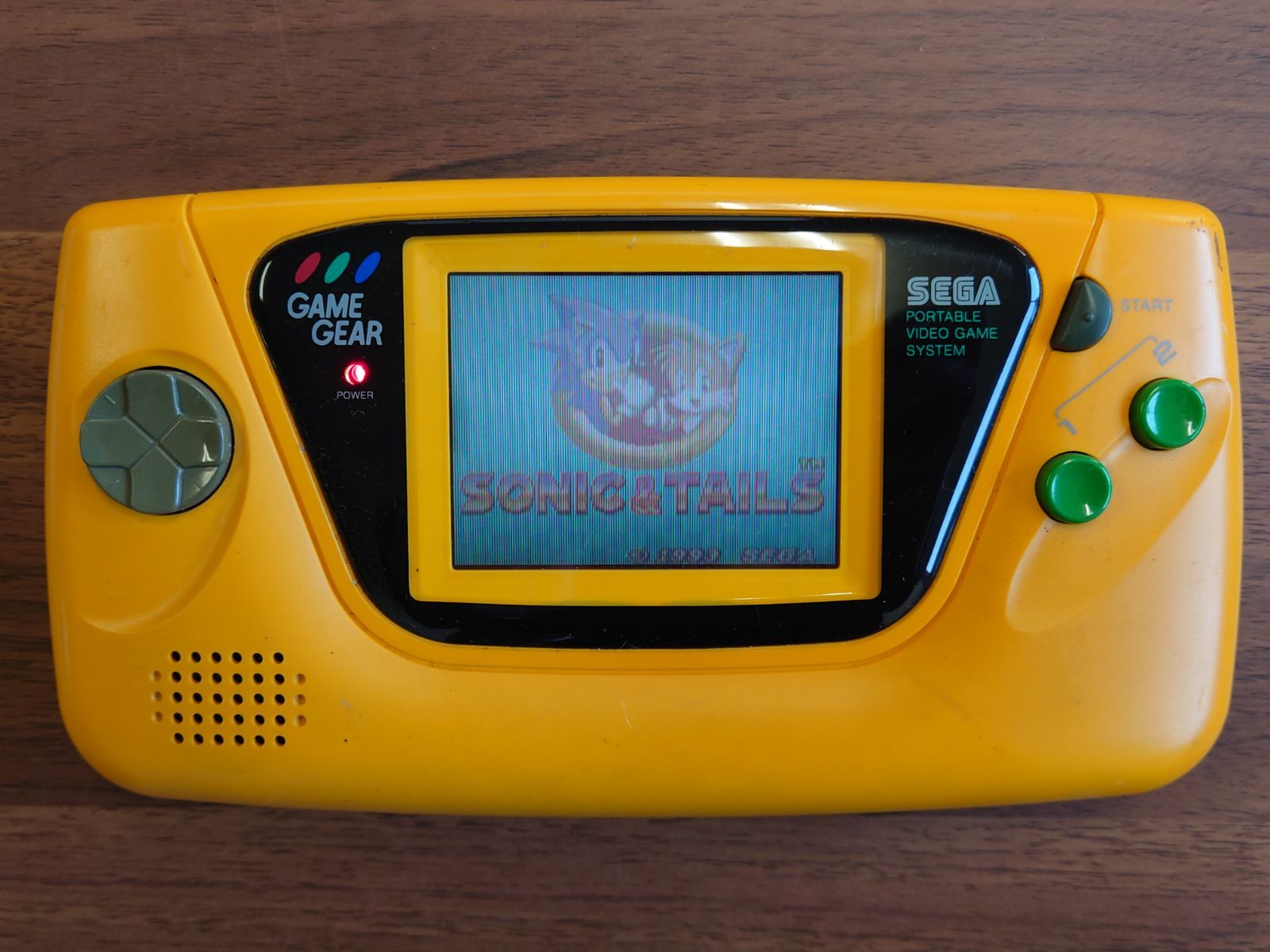SEGA ゲームギア 本体 イエロー 動作 済 ソフト7本セット