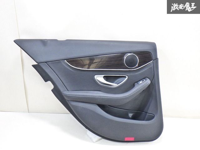 破損無しメルセデス ベンツ 純正 Cクラス W205 ドアトリム 左 左側 助手席側 片側のみ WS205DP 即納 棚 32-4