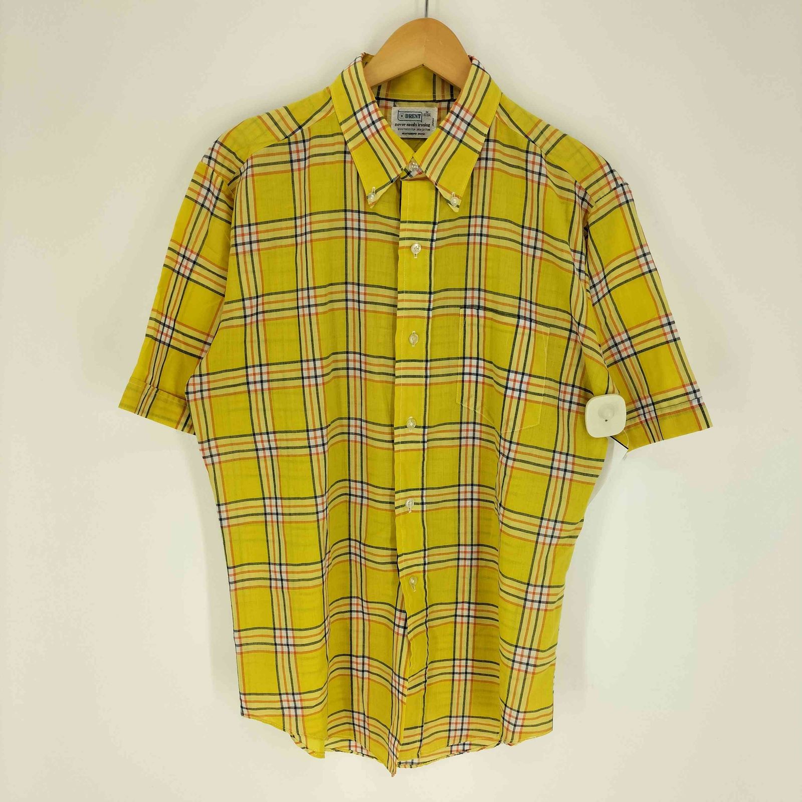 ブレント BRENT 60-70S never needs ironing ポリ コットン B.D