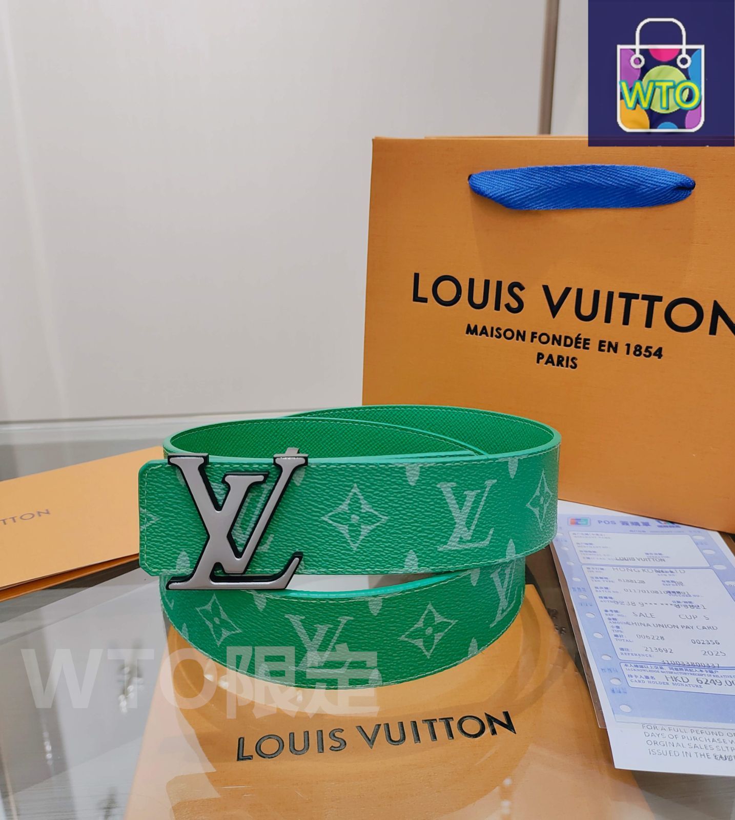ルイ・ヴィトンベルトです 楽天市場】LOUIS VUITTON ルイヴィトン M9808 サンチュール LV