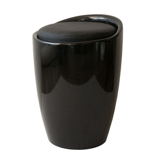 宮武製作所 持つ手付き収納スツール ブラック CH-K100 新生活 インテリア 家具 おしゃれ デザイン 