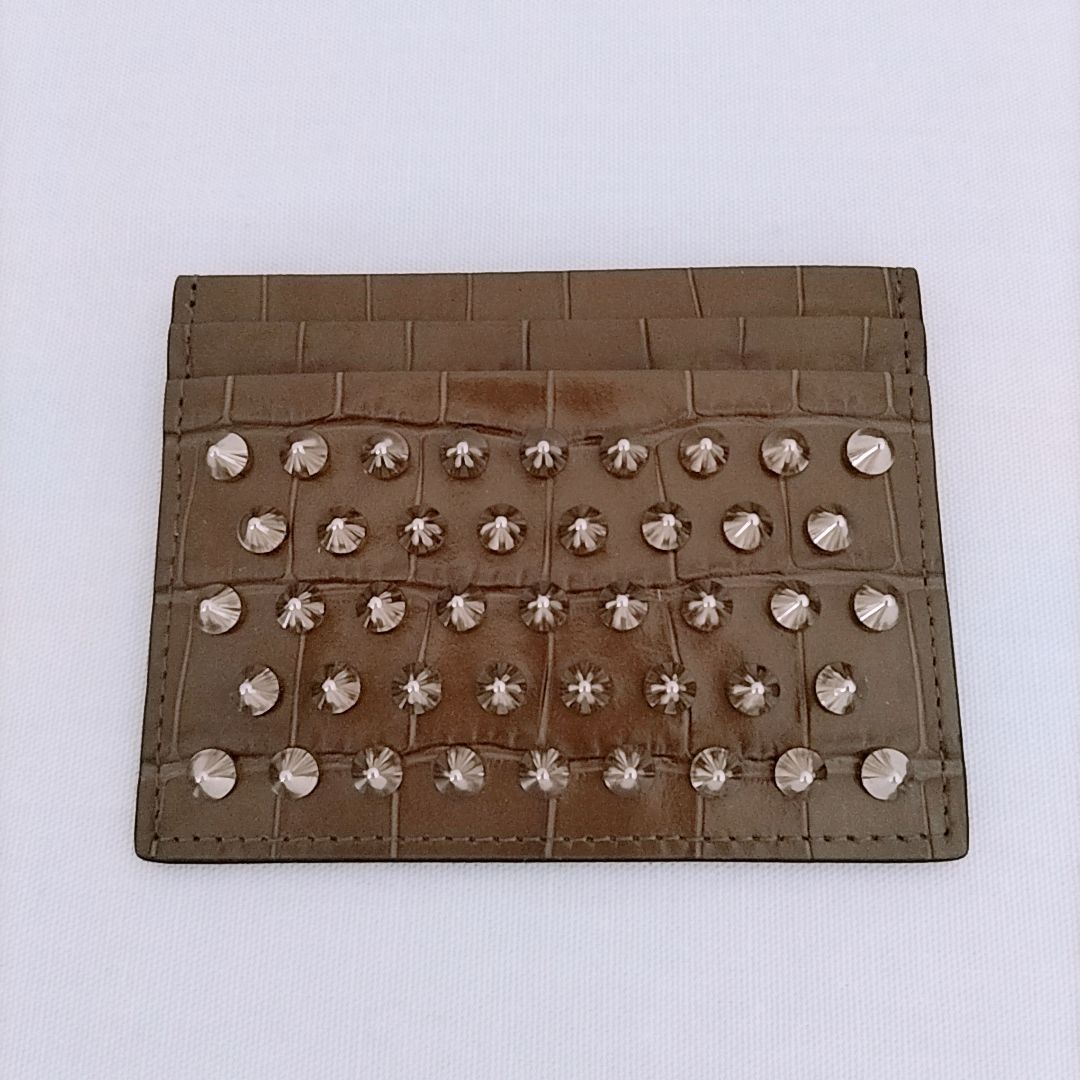 国内発送◆Christian Louboutin Kios カードホルダー ルブタン Kios card holder ブラック カーフレザー - Accessories - Men
