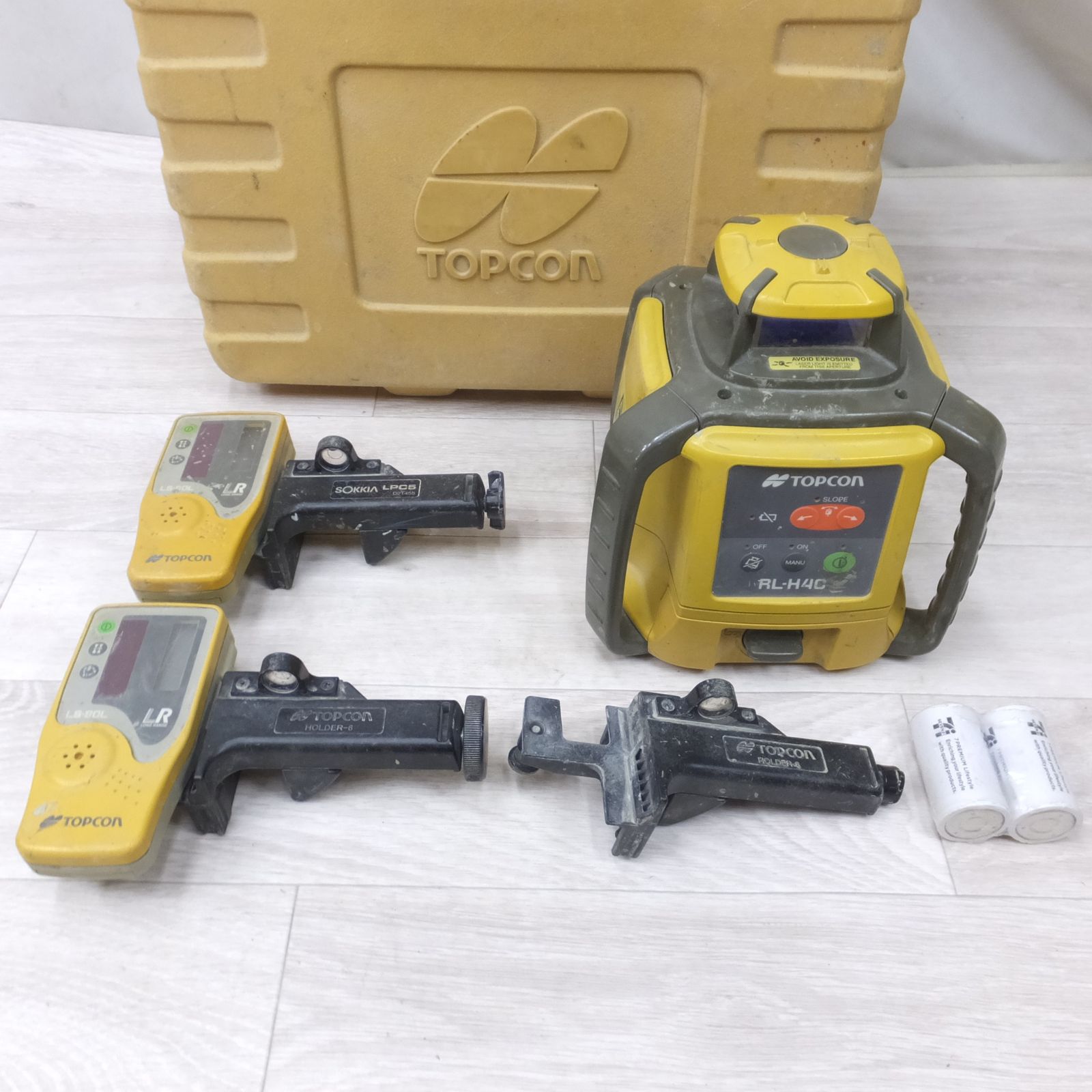 TOPCON LS-80L 耐える レベルチェッカー ホルダーつき