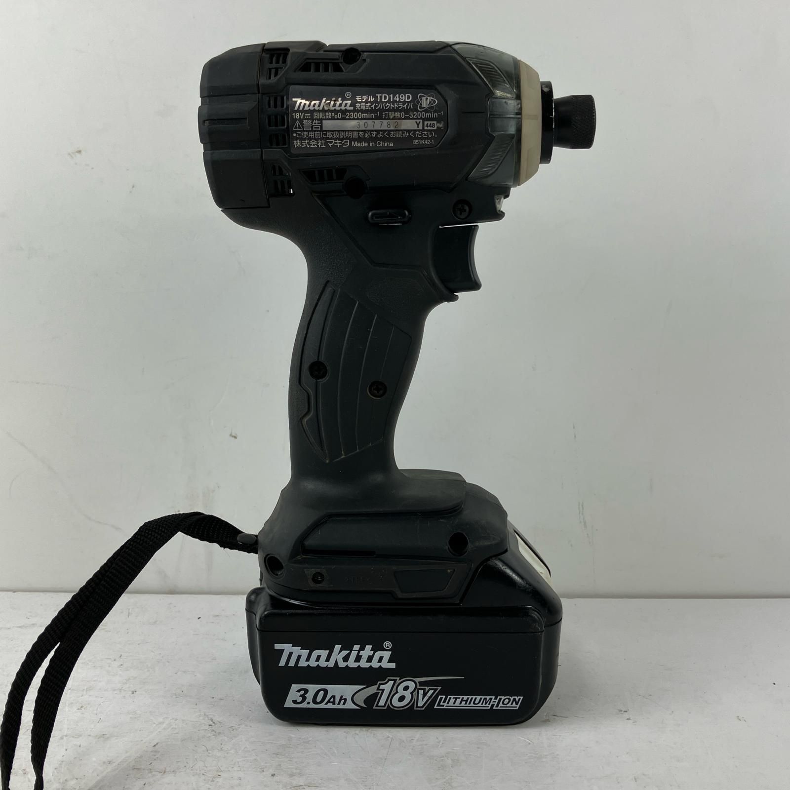 ЗЗMAKITA マキタ 18V 充電式インパクトドライバ バッテリ1個 ЗЗMAKITA マキタ 18V 充電式インパクトドライバ バッテリ1個