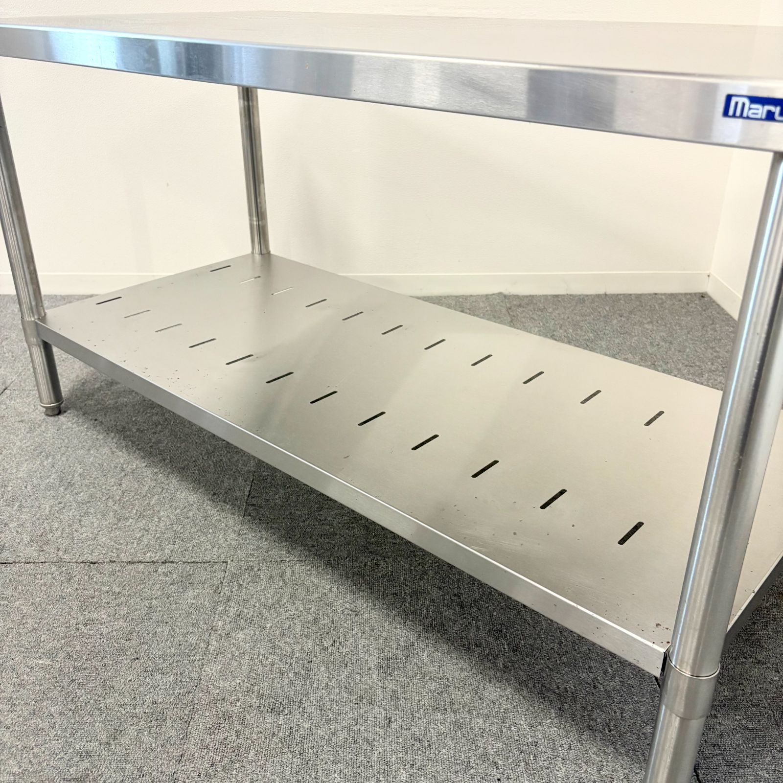 ステンレス作業台|マルゼン|幅1200mm×奥行600mm×高さ650mm|業務用|厨房機器|台|棚|テーブル|1570