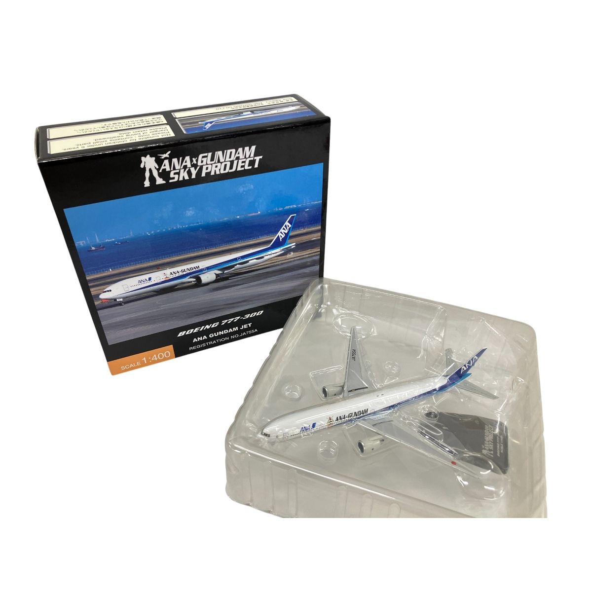 ANA NH40053 JA755A 777-300 ガンダムジェット 旅客機 飛行機 模型