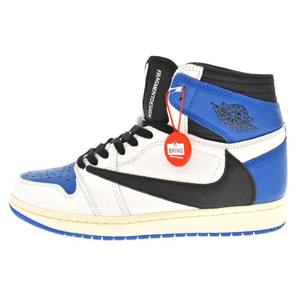 NIKE (ナイキ) ×TRAVIS SCOTT FRAGMENT DESIGN AIR JORDAN 1 HIGH OG SP DH3227-105  トラヴィス スコット フラグメント エアジョーダン1 ハイカットスニーカー US9/27cm