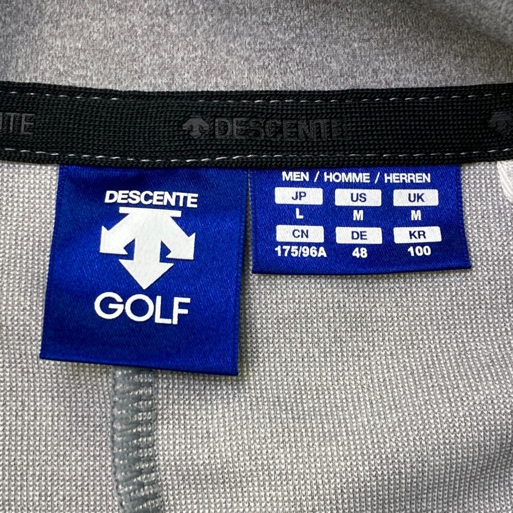 サイズ：L DESCENTE GOLF デサントゴルフ  ジップジャケット  グレー系 [240101472365] ゴルフウェア メンズ ストスト サイズ：L DESCENTE GOLF デサントゴルフ ジップジャケット