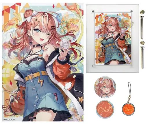 五十嵐梨花誕生日フルグッズフォトキャンバス缶バッジ