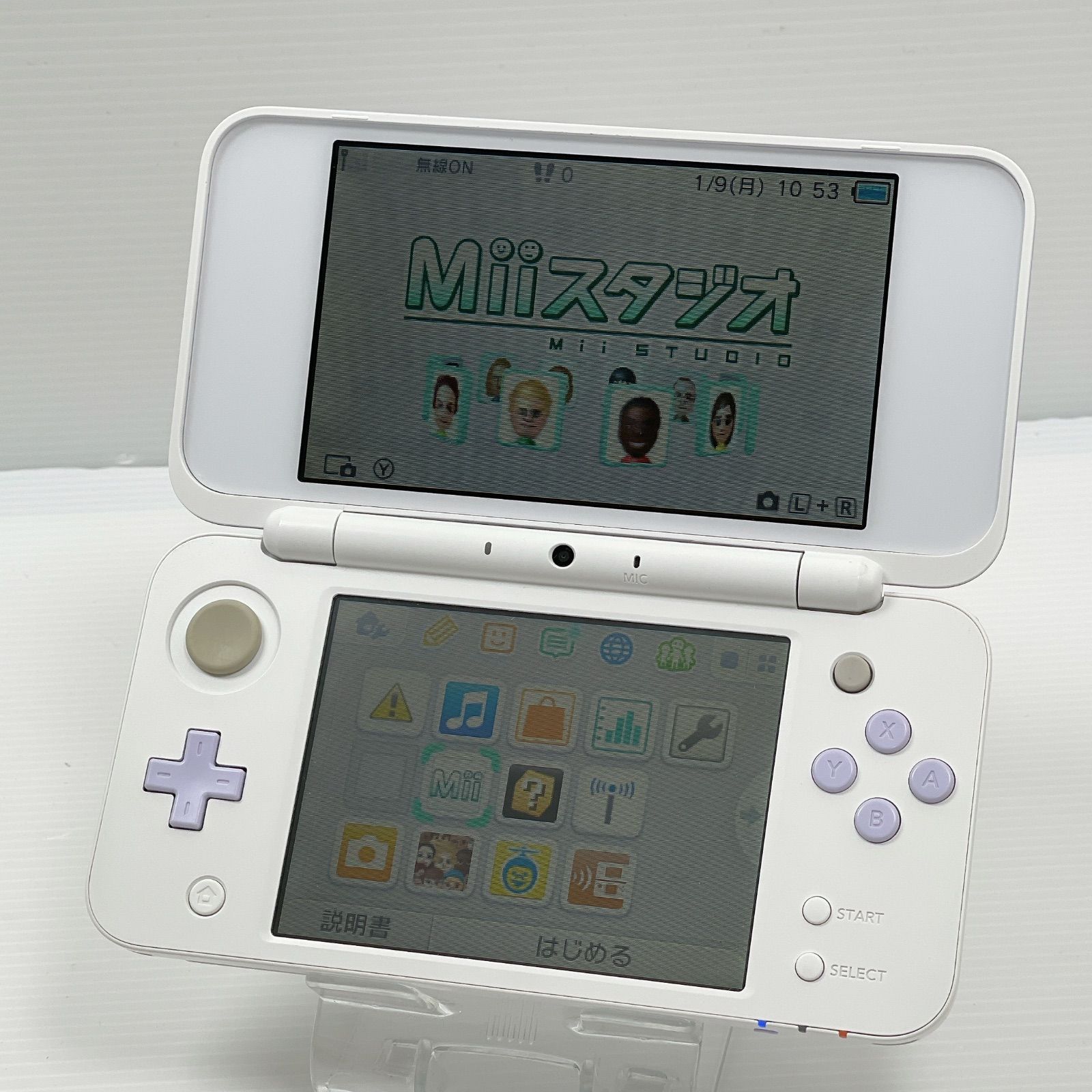 New ニンテンドー 2DSLL ホワイトラベンダー 遊べるセット 動作 済み 液晶 2dsll ds 3DS 任天堂 UP786_INFO