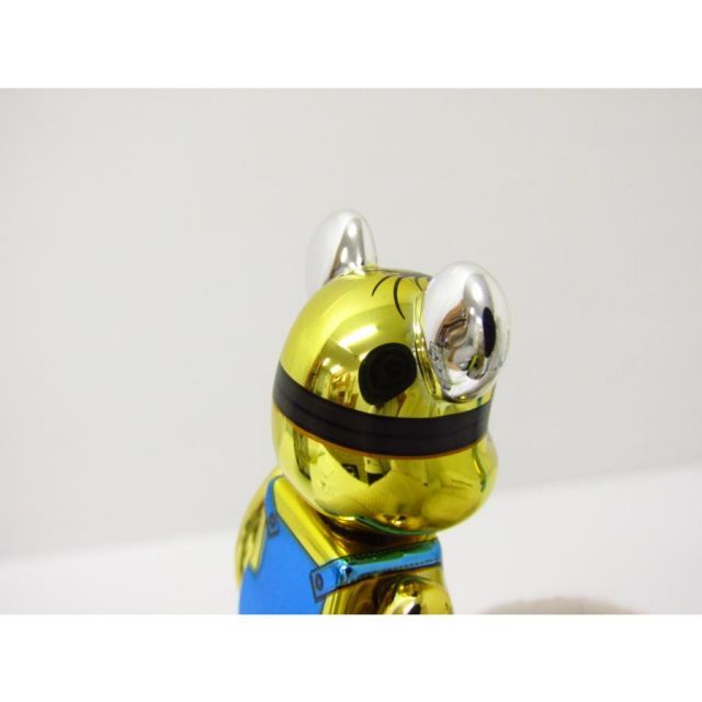 ベアブリックミニオンkevin Chrome Ver. 400%u0026100% BE@RBRICK ベアブリック minions ミニオンズ KEVIN 100％ \u0026 400％ GOLD
