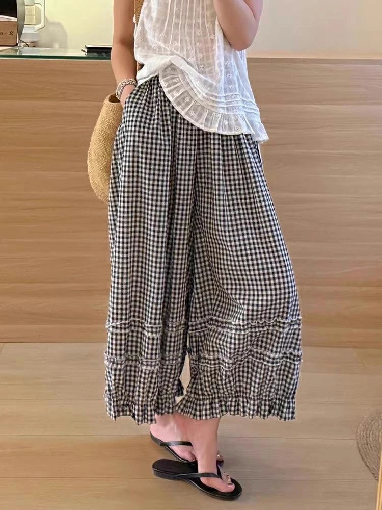 MOYURU萌モユル　布あわせパッチワークサルエルパンツ　コクーンパンツ MOYURU萌モユル 布あわせパッチワークサルエルパンツ コクーン
