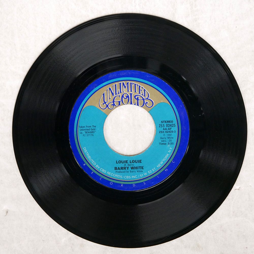 USオリジナル盤 美品  FLUSH GHETTO MILLI～ US盤 BARRY WHITE/LOUIE LOUIE / GHETTO LETTO/UNLIMITED GOLD