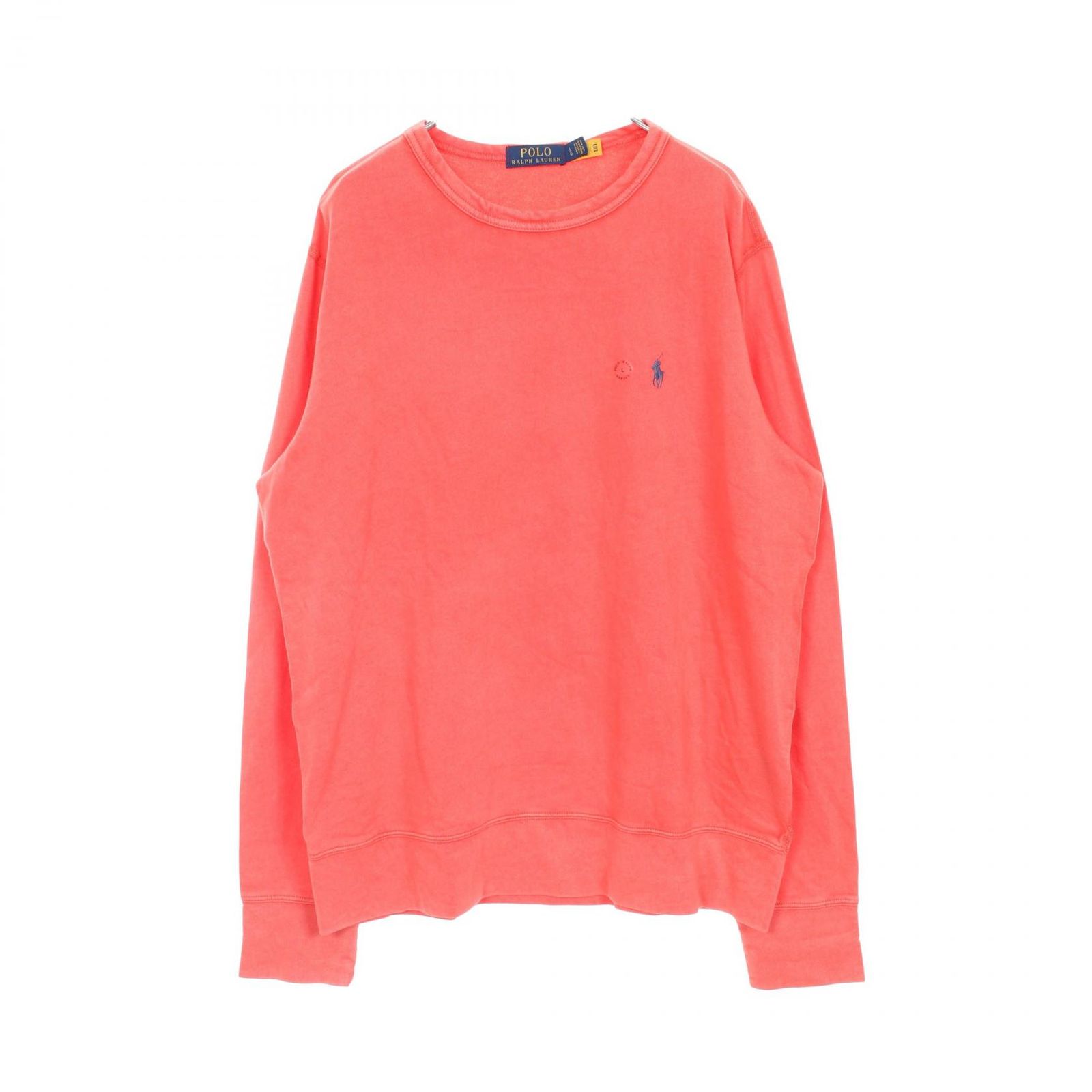 ポロ ラルフローレン POLO RALPH LAUREN スウェット スパ テリー コーラルオレンジ コットン カットソー メンズ