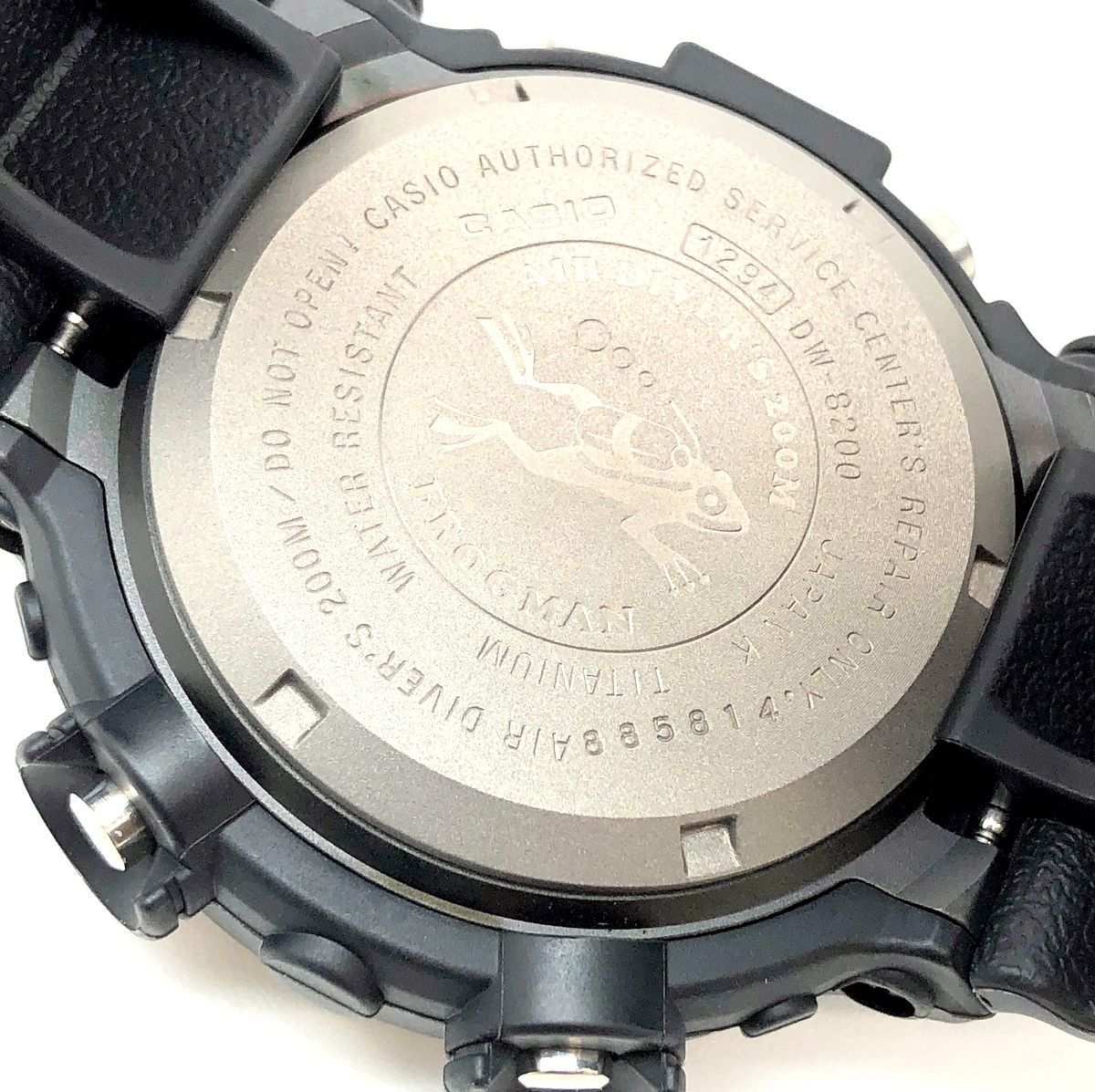 G-SHOCK ジーショック DW-8200BM-1T FROGMAN MEN IN BLACK 2