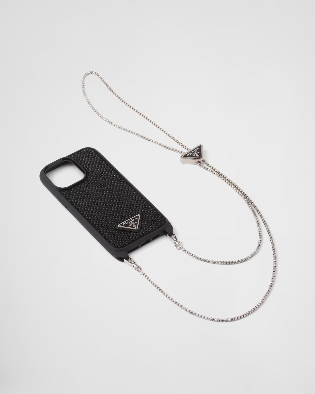 新品 PRADA プラダ iPhone14pro用カバー iPhoneケース ブラック