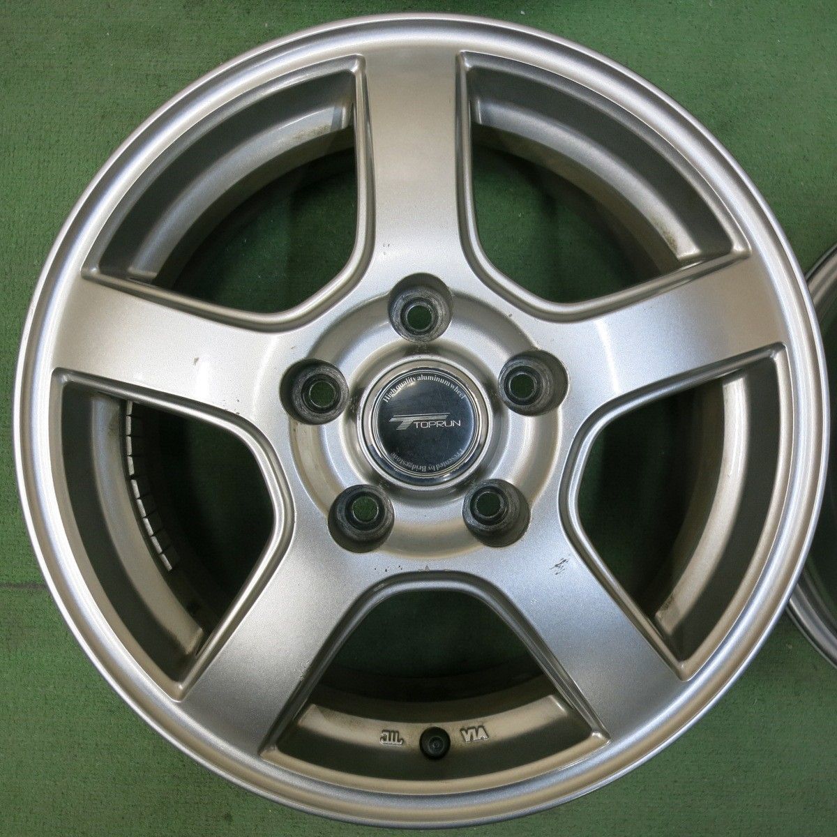 ブリヂストン トップラン TOPRUN 15インチ アルミホイール 手渡しのみ 送料無料] 4本価格☆TOPRUN ブリヂストン製 15インチ ホイール